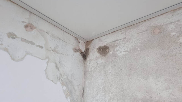 Wall Before Painting Duke Street Brighton