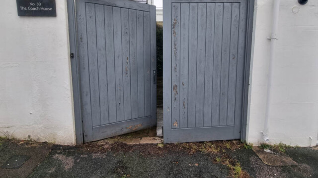 Eastern Place Front Gate Painting Brighton
