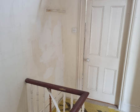 Hallway Painting In Progress Southdown Rd