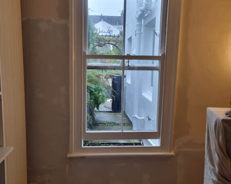 Window Painting Progress Southdown Road Brighton