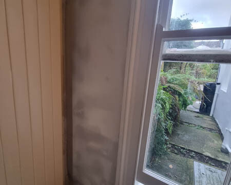 Window Painting In Progress Southdown Road Brighton
