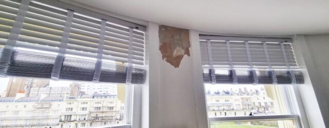 Damaged wall in need of decorating brighton