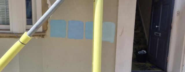 Exterior painting colour testing brighton