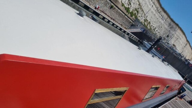 Brighton Marina Boat Roof Restored