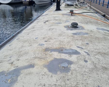 Worn brighton marina boat roof