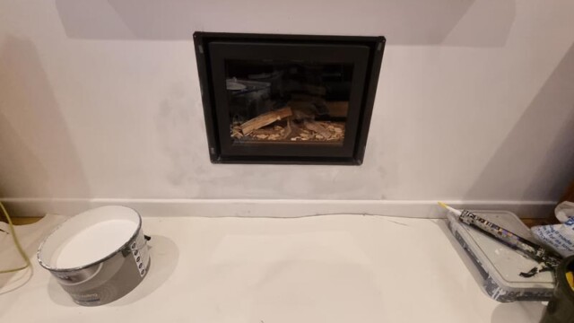 in progress wall repainting lewes