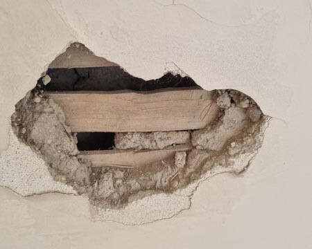 Wall repairs hampton place brighton