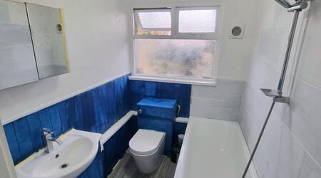 completed decorating project hove