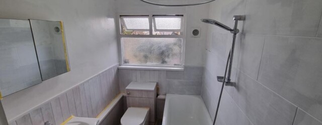 Bathroom decorating in progress hove